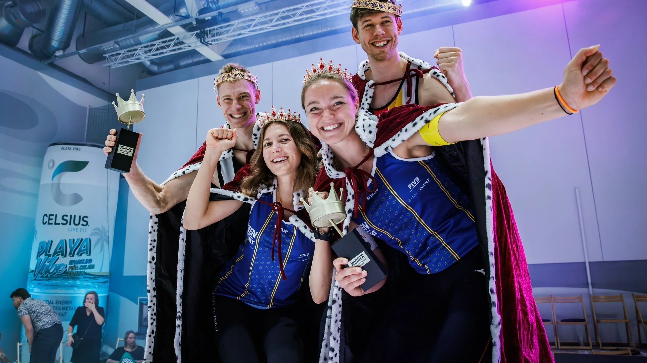 Queen & King of the Court® Beach Volleyball Event Helsinki Finland Van Driel Crowned Queen