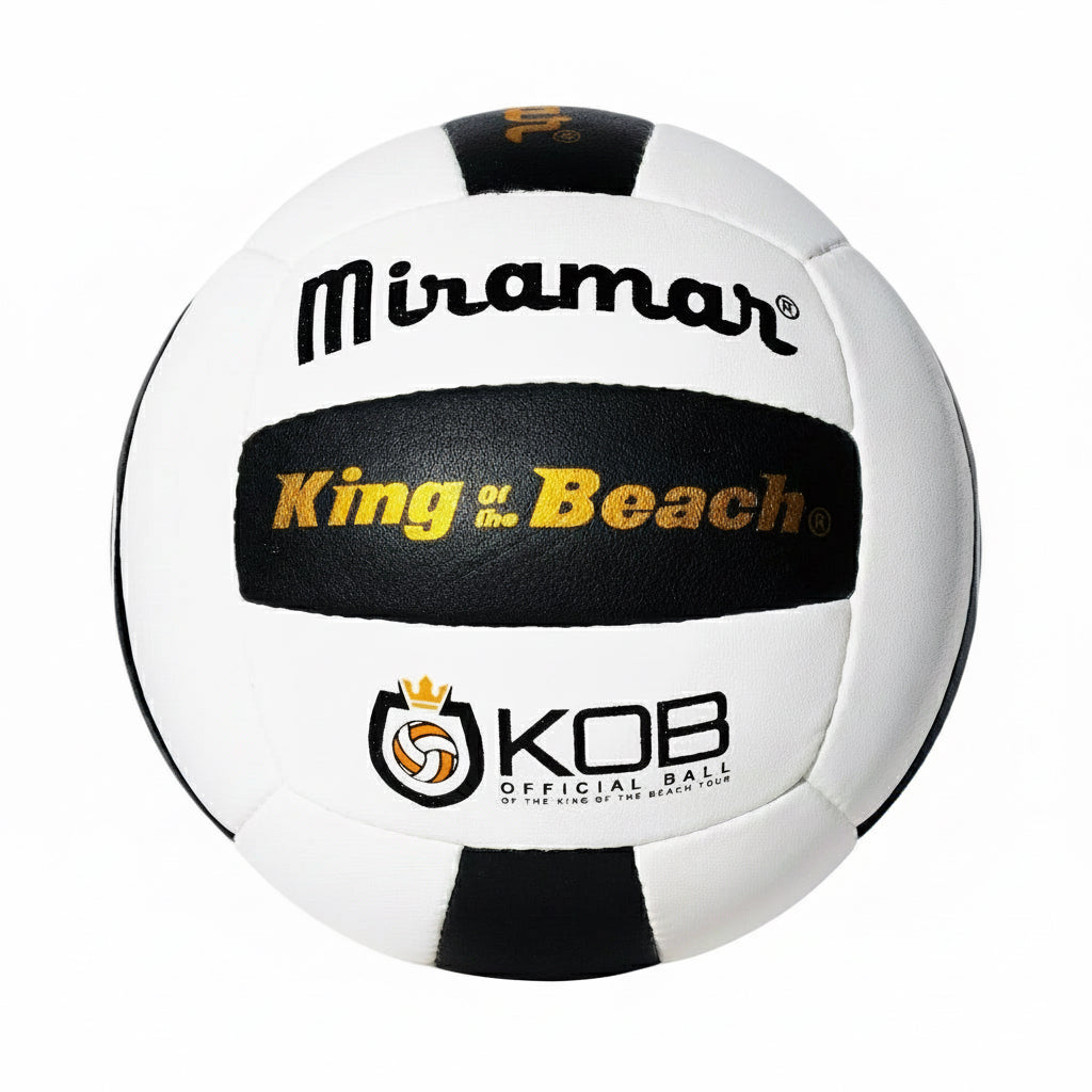 Miramar King of the Beach professional beach volleyball on a white background