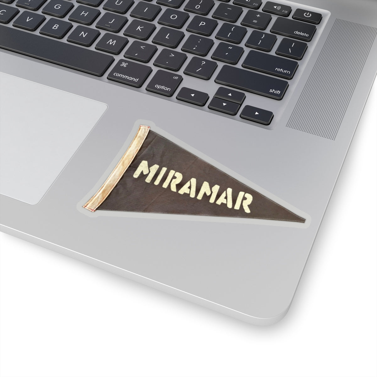 Miramar Brown Flag Kiss-Cut Stickers