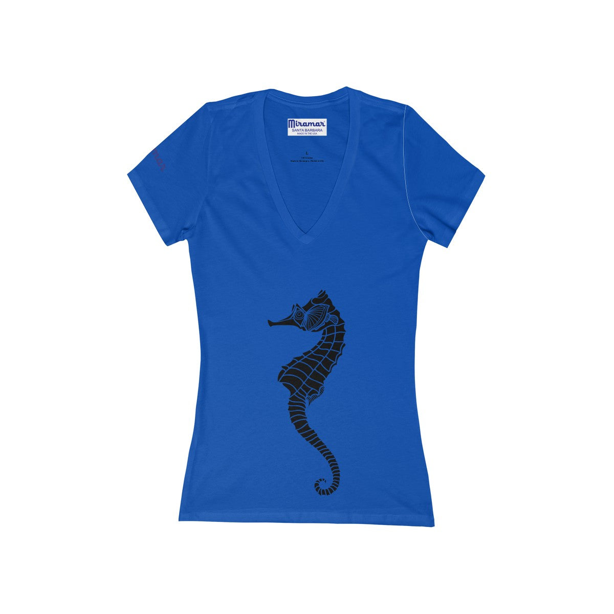 Miramar® Seahorse Collection Women's Deep V-Neck Jersey Tee
