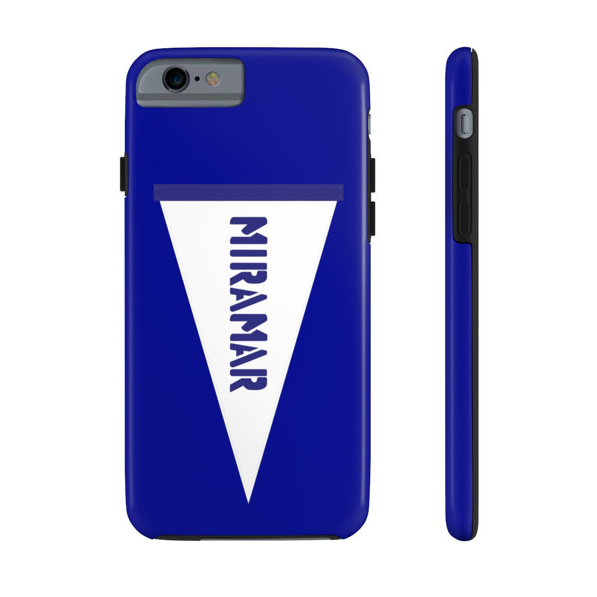 Miramar White Flag Blue Mate Tough Phone Cases