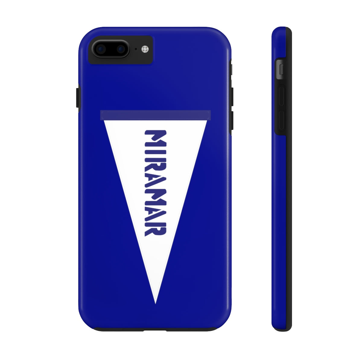Miramar White Flag Blue Mate Tough Phone Cases