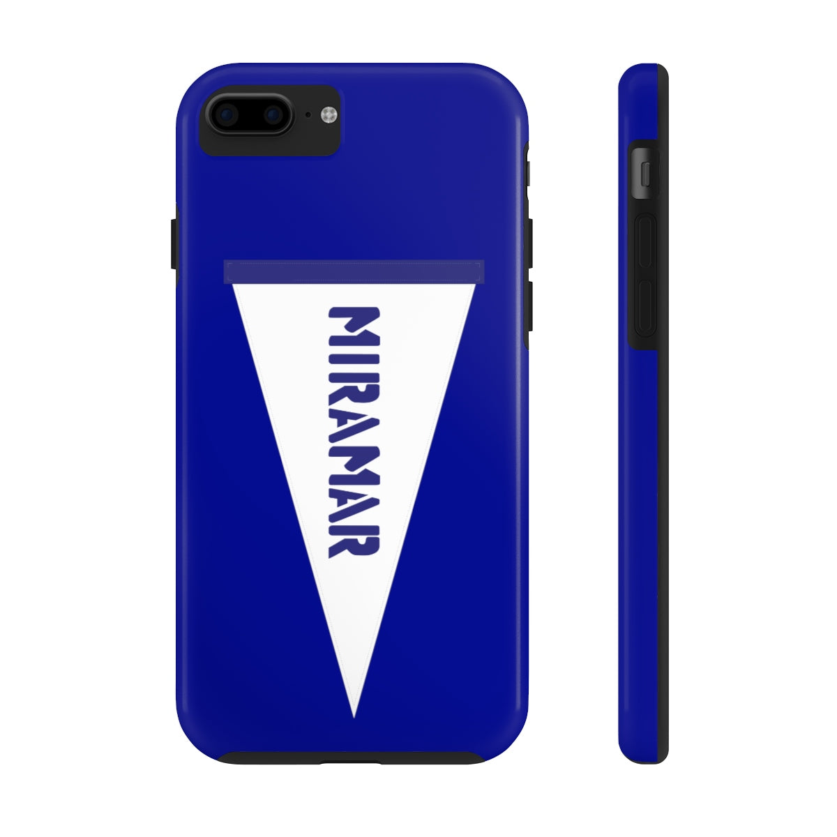 Miramar White Flag Blue Mate Tough Phone Cases