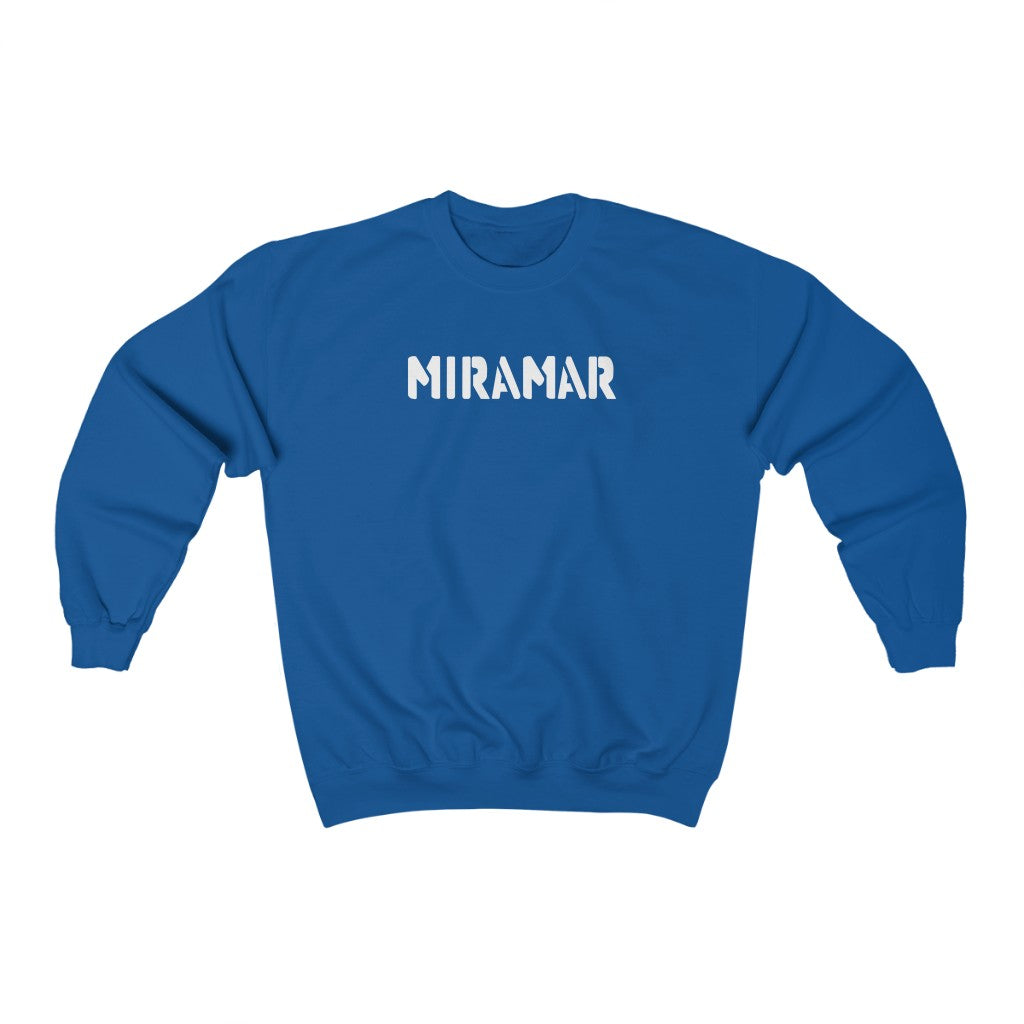 ROYAL MIRAMAR NAUTICAL LOGO HEAVYWEIGHT FLEECE CREWNECK
