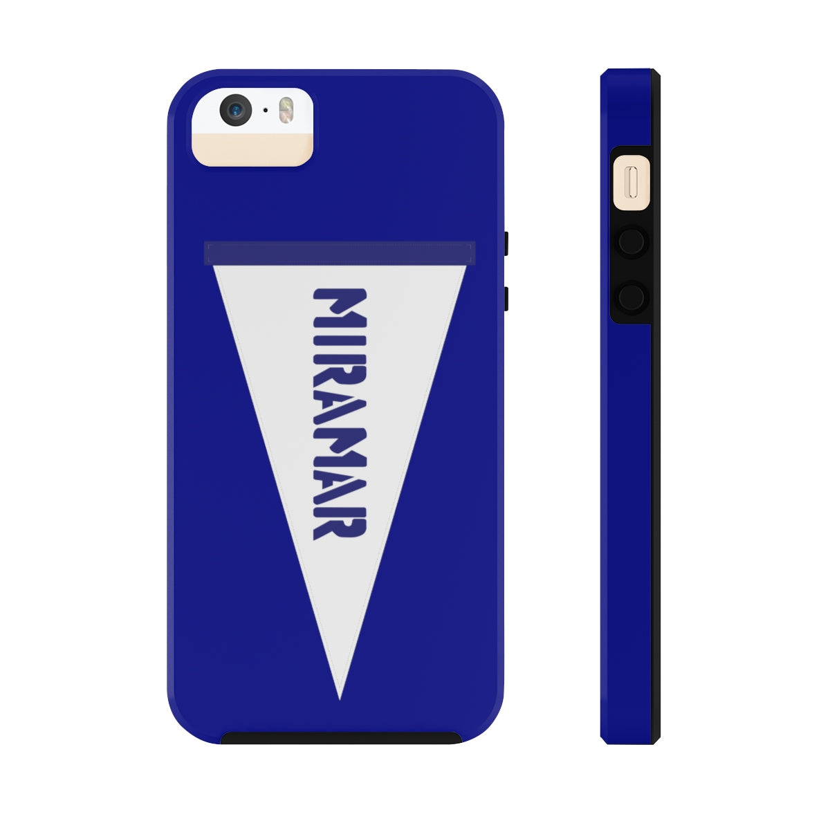 Miramar White Flag Blue Mate Tough Phone Cases