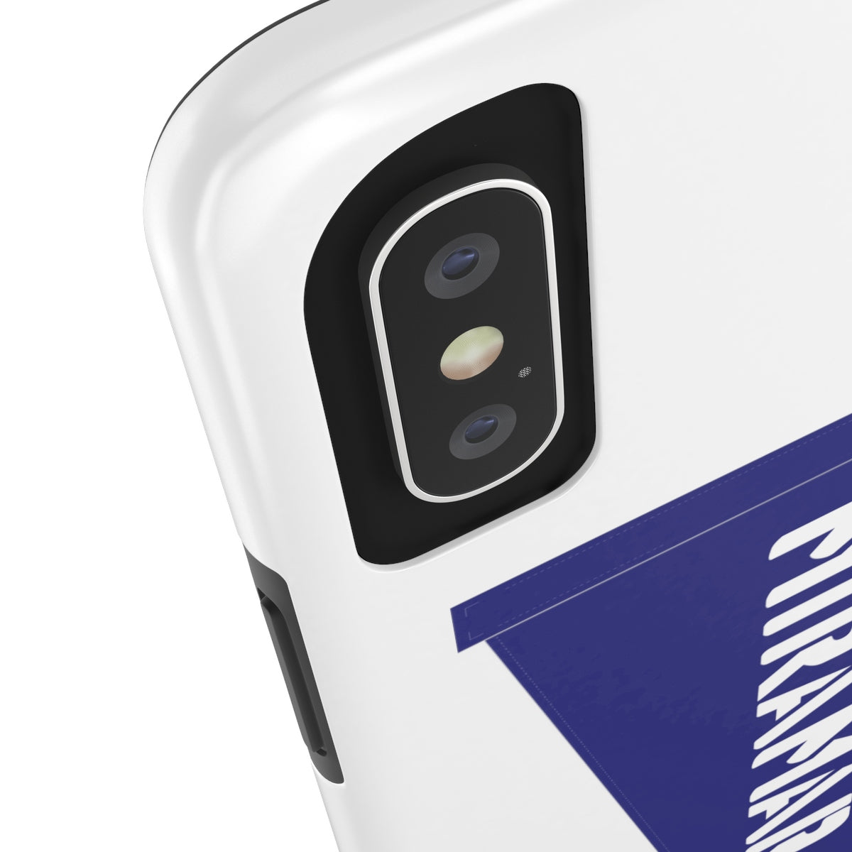 Miramar Blue Flag White Mate Tough Phone Cases