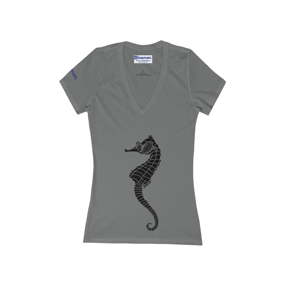 Miramar® Seahorse Collection Women's Deep V-Neck Jersey Tee