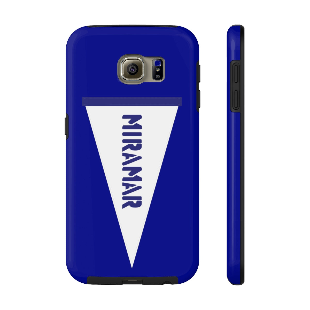 Miramar White Flag Blue Mate Tough Phone Cases