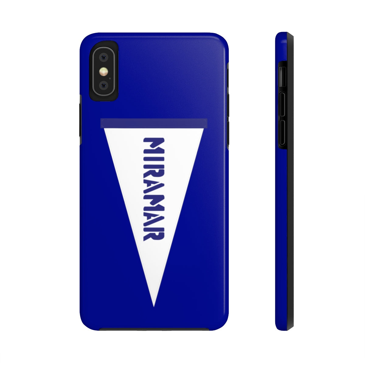 Miramar White Flag Blue Mate Tough Phone Cases