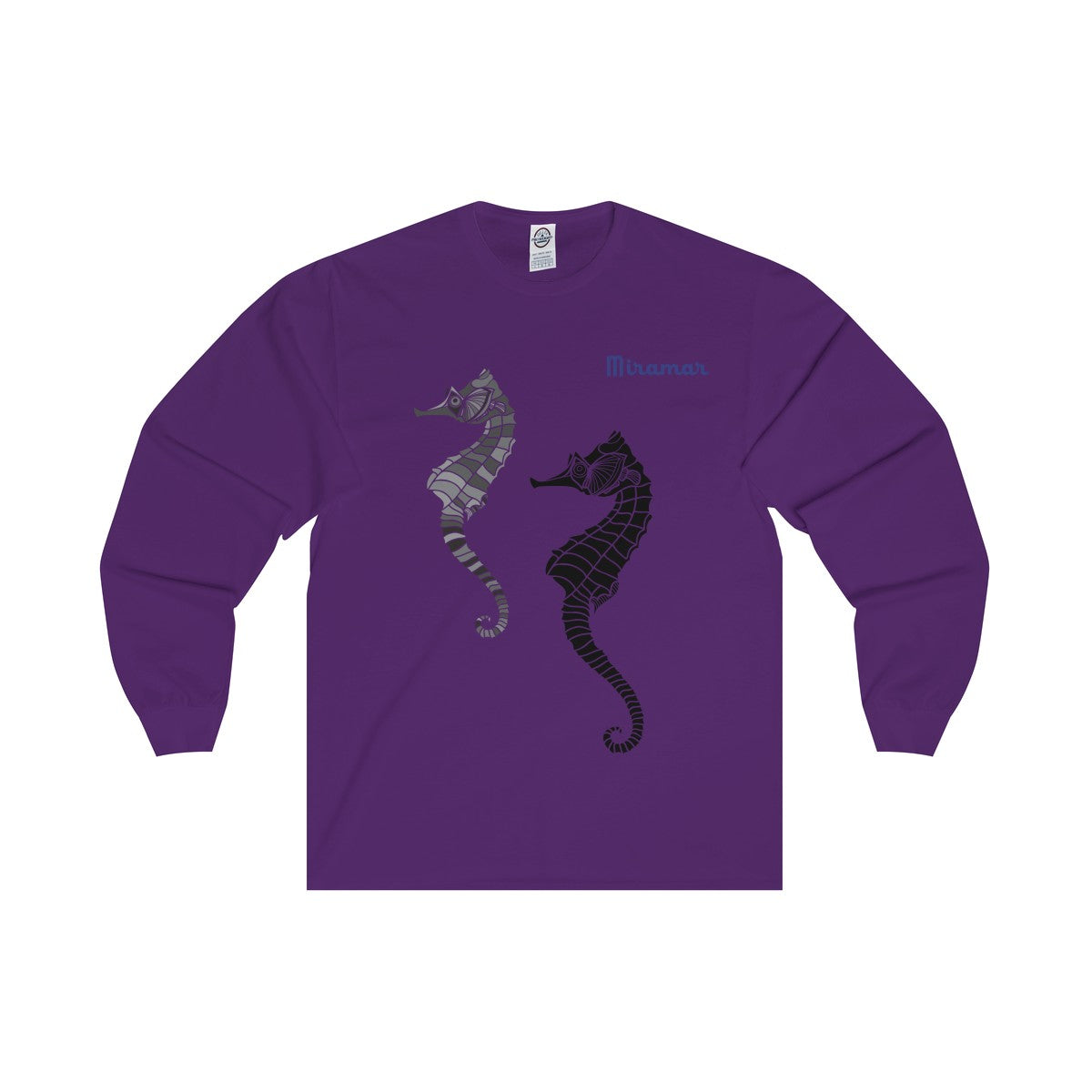 Miramar® Seahorse Collection Adult Long Sleeve Tee