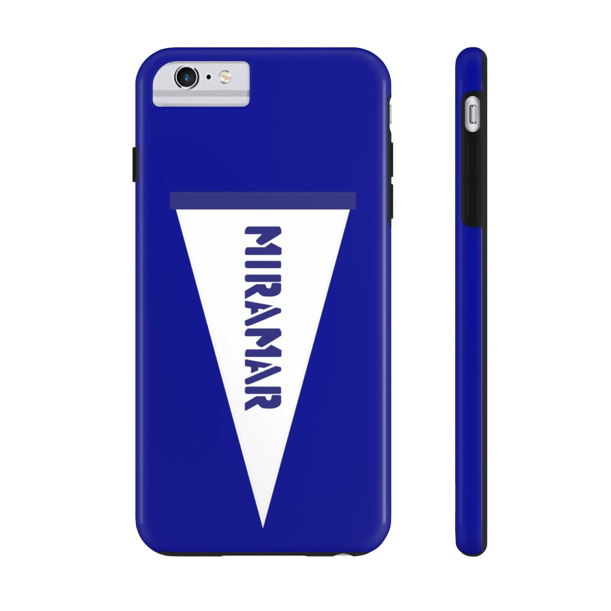 Miramar White Flag Blue Mate Tough Phone Cases