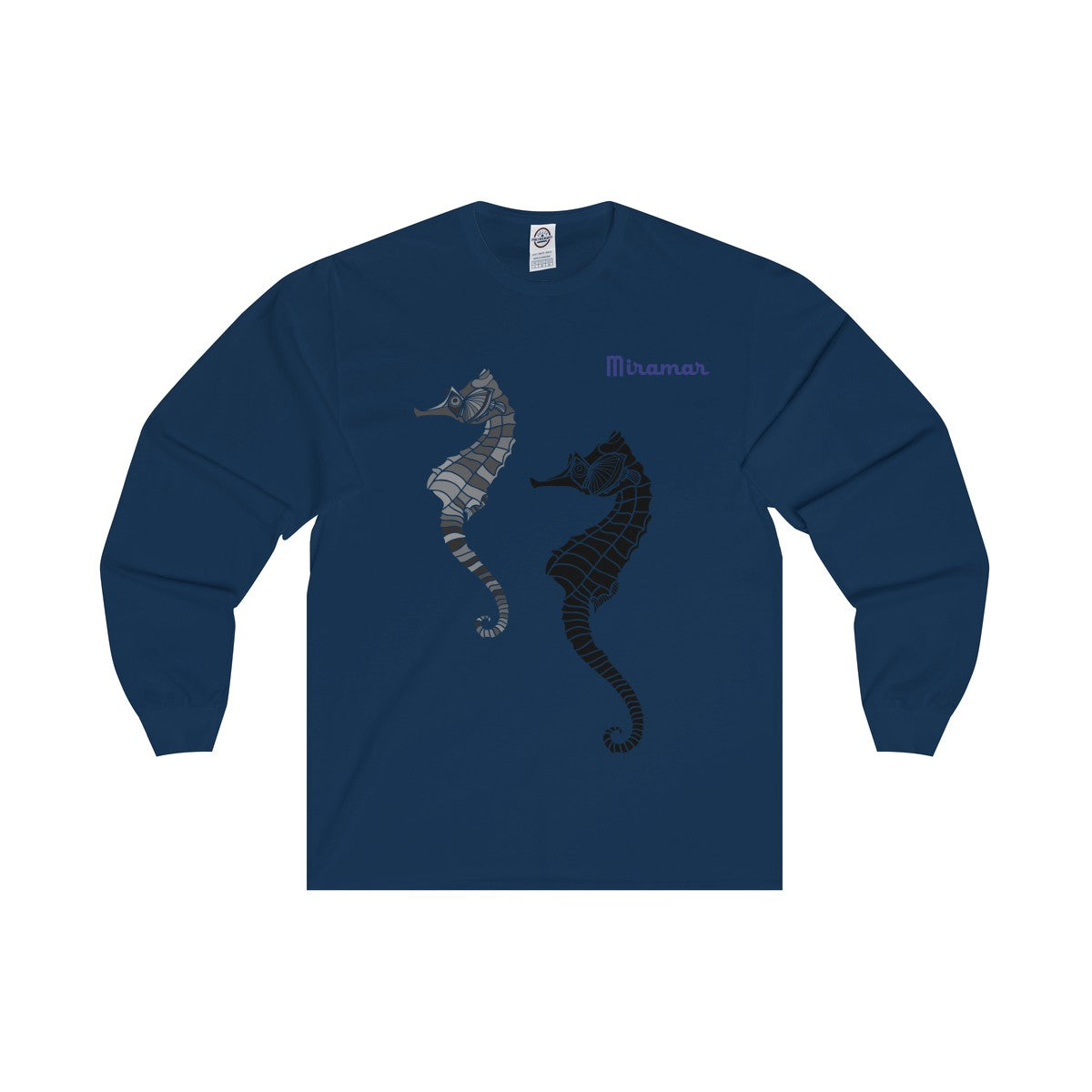 Miramar® Seahorse Collection Adult Long Sleeve Tee
