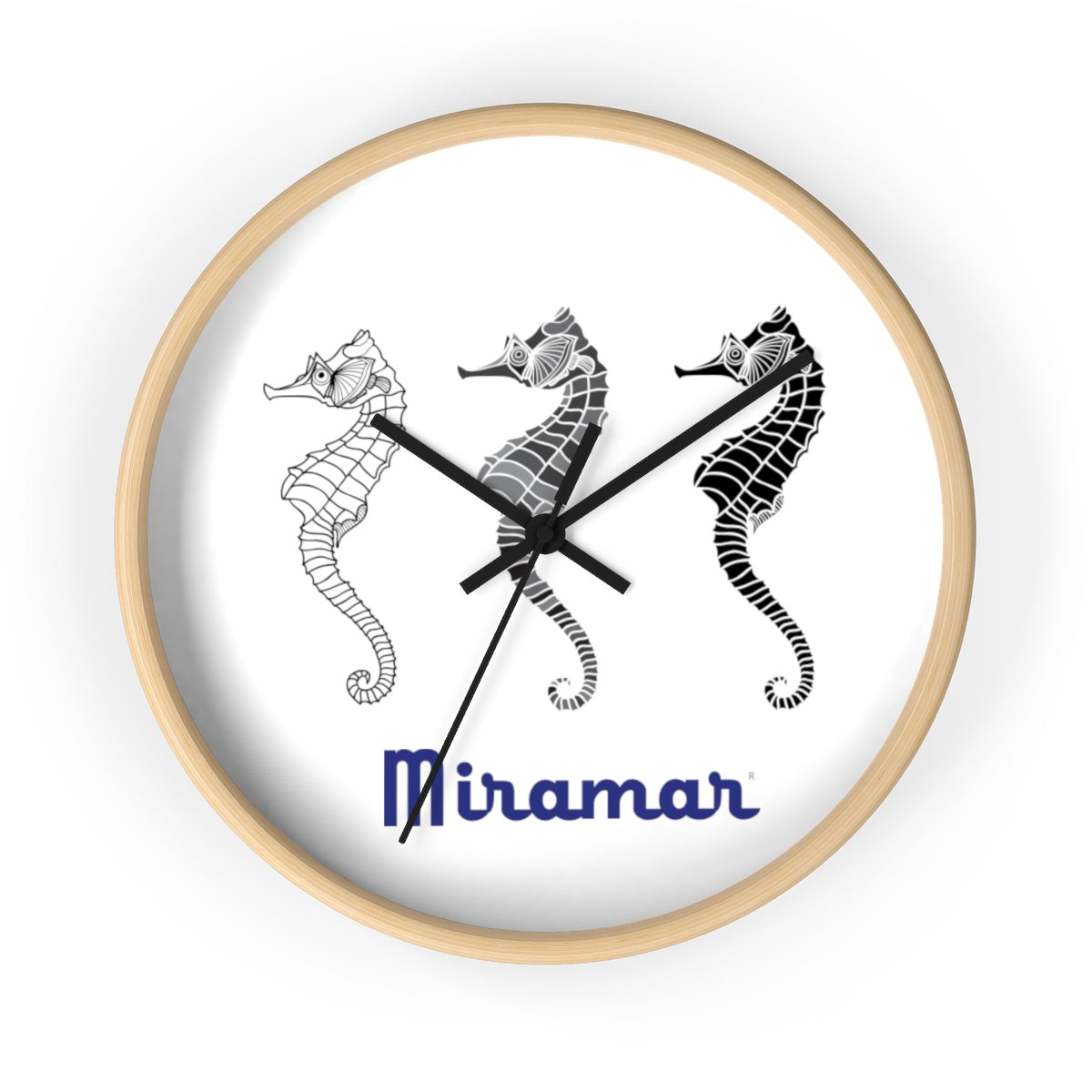 Miramar® Seahorse Collection Wall clock