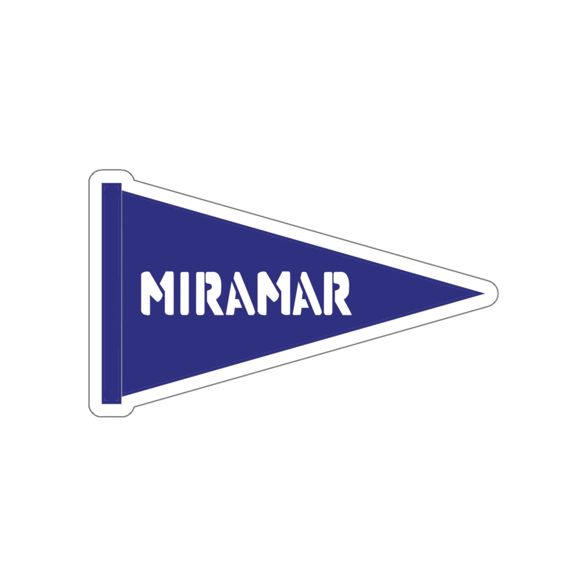 Miramar Flag Kiss-Cut Stickers