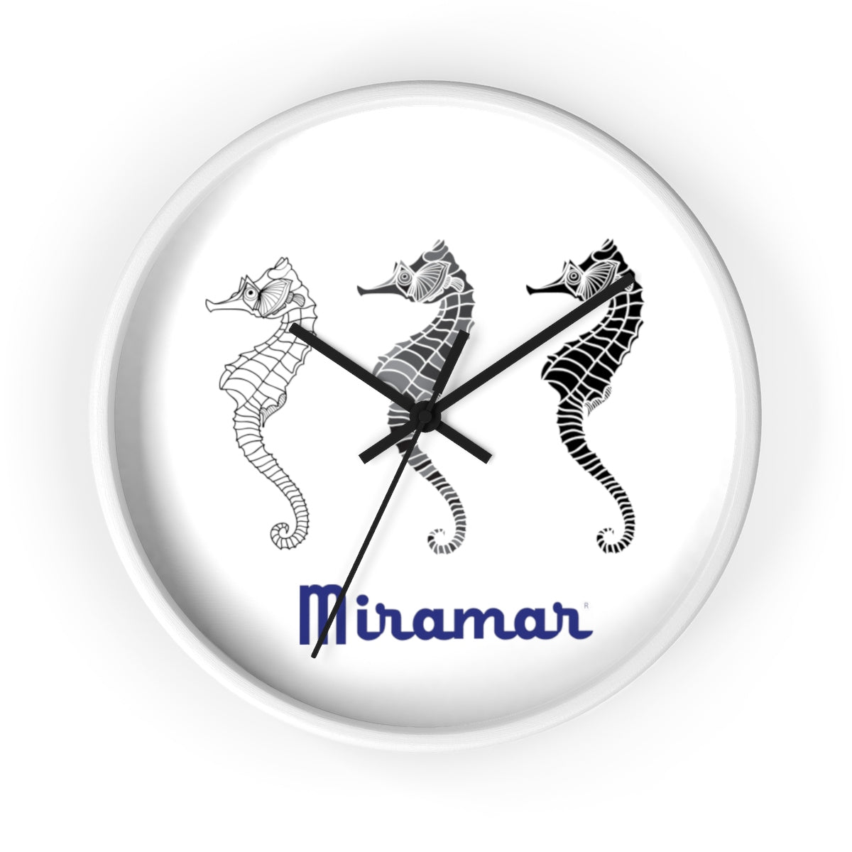 Miramar® Seahorse Collection Wall clock