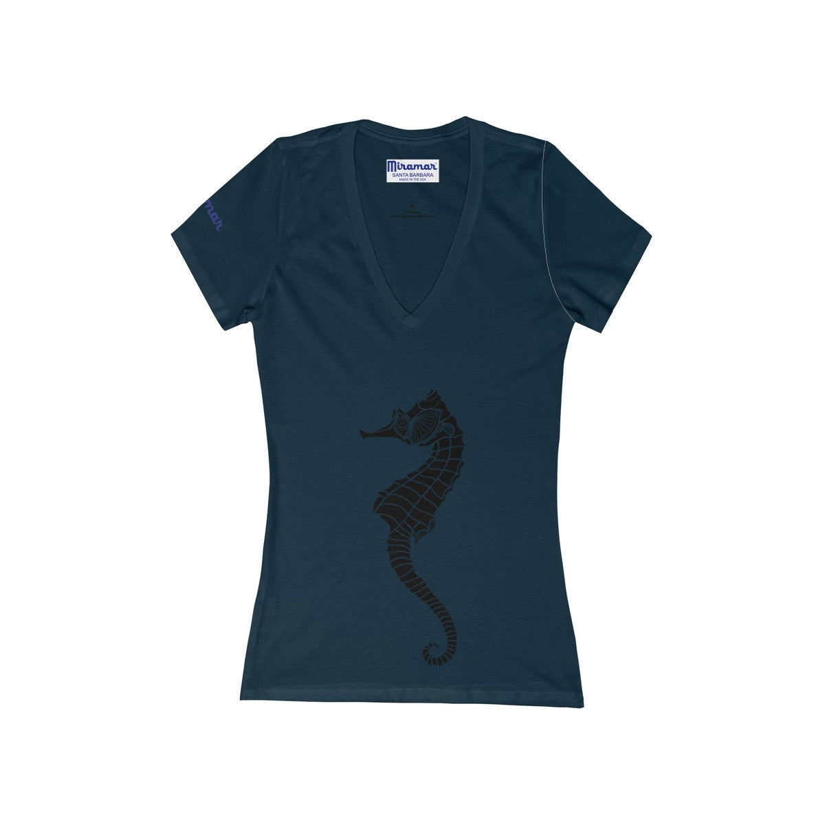 Miramar® Seahorse Collection Women's Deep V-Neck Jersey Tee