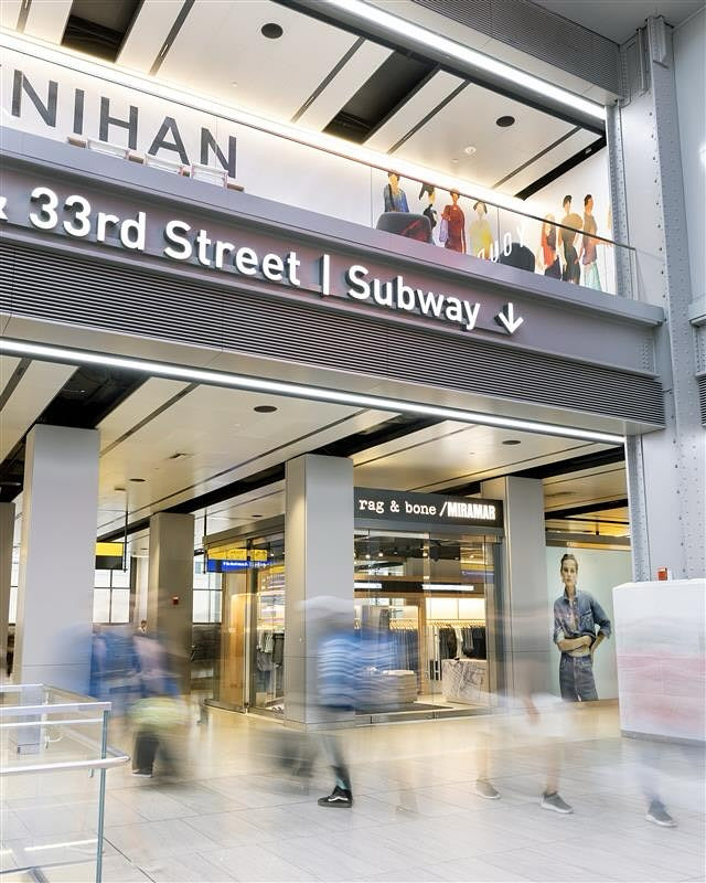 Rag & Bone MIRAMAR Store at Moinyhan Train Hall at Penn Station New York City