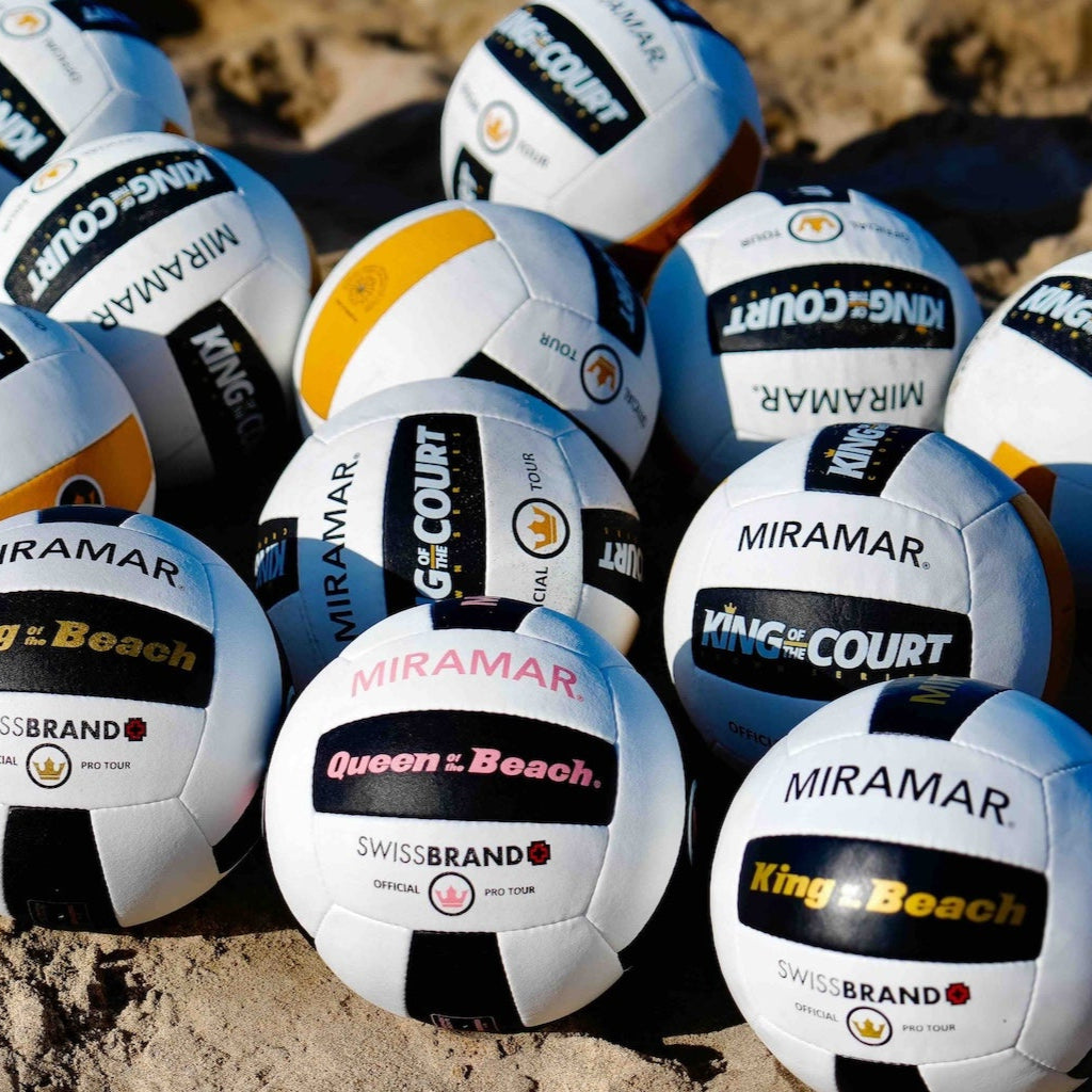 Miramar® King and Queen of the Beach® and Queen and King of the Court® beach Volleyballs