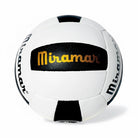 Miramar King of the Beach KOB PRO VL Professional Beach Volleyball “Miramar View” black and white volleyball with 'Miramar' branding on a white background
