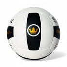 Miramar King of the Beach KOB PRO VL Professional Beach Volleyball side view White and black sports ball with a logo on a white background