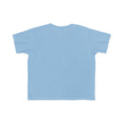 Plain light blue t-shirt on a white background