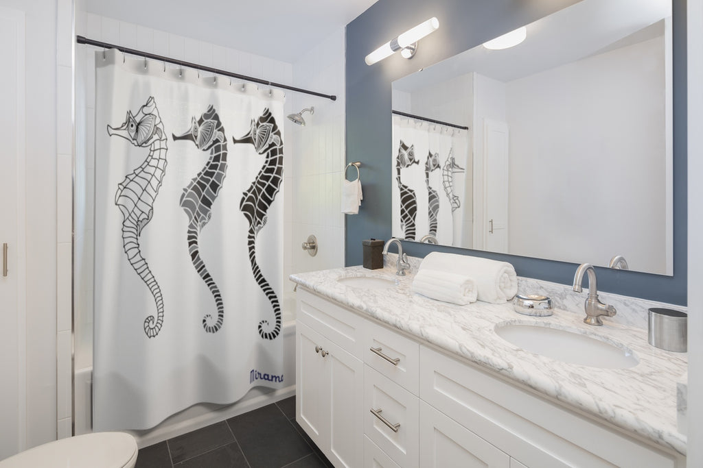 Miramar® Seahorse Collection Shower Curtain