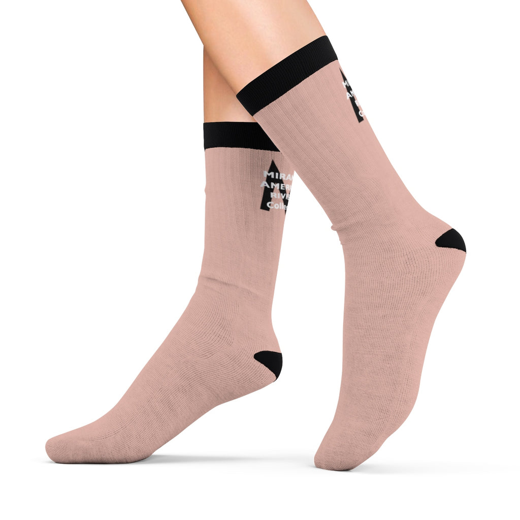 Miramar® American Riviera Collection Minillial Pink Socks