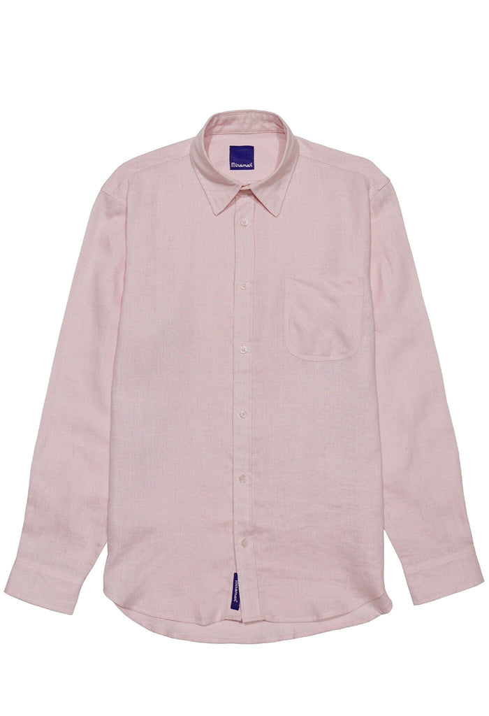 Miramar® Pink Linen Button Down