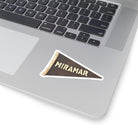 Miramar Brown Flag Kiss-Cut Stickers
